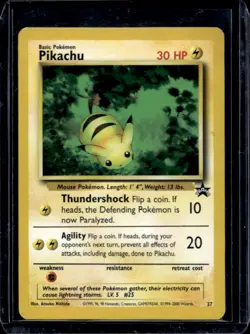 1999 Pokemon Wizards Black Star Promos Pikachu #27 - Image 1