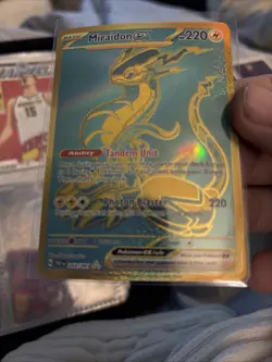 Miraidon ex 243/091 Paldean Fates Full Art Gold Hyper Rare Pokemon TCG C68 - Image 1