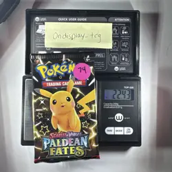 22.43g Paldean Fates Booster Pack Pokemon TCG New Sealed - Image 1