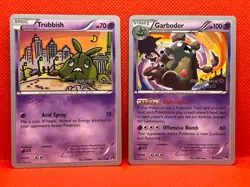 Pokemon Tcg Trubbish 56/122 & Garbodor 57/122 World Championships 2016 - Image 1