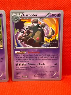 Pokemon Tcg Trubbish 56/122 & Garbodor 57/122 World Championships 2016 - Image 3