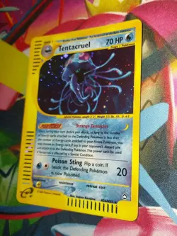 Tentacruel H26/H32 Aquapolis Holo LP Pokemon TCG Nintendo e-reader Half Swirl - Image 4