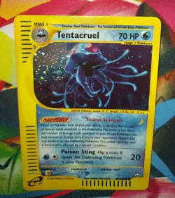 Tentacruel H26/H32 Aquapolis Holo LP Pokemon TCG Nintendo e-reader Half Swirl - Image 5