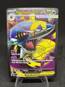 Mega Sharpedo ex 113/094 Pokemon TCG Phantasmal Flames Ultra Rare - Image 1