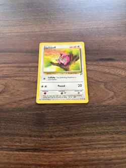 Pokemon Base Set 2 TCG Jigglypuff 54/64 Jungle Regular LP - Image 2