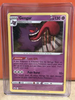 Pokemon Gengar 057/198 Chilling Reign Holo Rare - Image 1