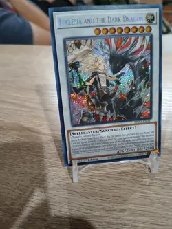 Yugioh! Ecclesia and the Dark Dragon BPRO-EN041 Secret Rare 1st Ed NM - Image 3