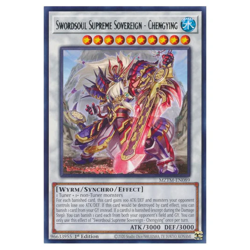 Yugioh Swordsoul Supreme Sovereign - Chengying (Rare) (1st Edition) MZTM-EN089 P - Image 1
