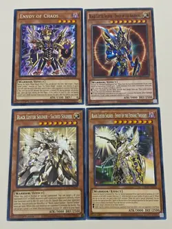 Yugioh Black Luster Soldier Envoy Sacred Twilight Chaos LP - Plus Free Holo - Image 1