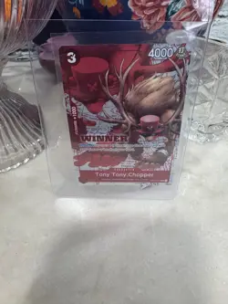 Tony Tony Chopper RARE WINNER CHAMPIONSHIP ALT ART OP04-010 ONE PIECE TCG - Image 3