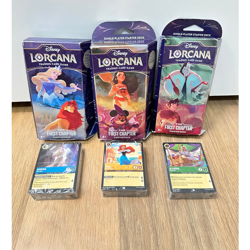 Disney Lorcana Complete The First Chapter Starter Decks Lot (No Boosters) - Image 1