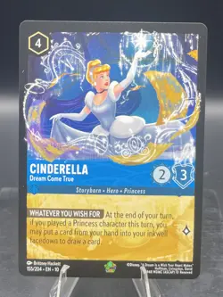 Disney Lorcana-Whispers in the Well-Cinderella-Dream Come True-#155-Regular-M/NM - Image 4