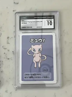 2019 POKEMON PLAYING CARDS JAPANESE MEW OLD MAID CGC 10 RC7 - Image 1