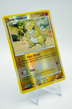 Pokemon Card Sandshrew LV.16 Mysterious Treasures 96/123 Reverse Holo LP - Image 4