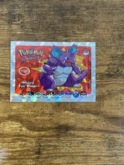 Nidoking #34 - Cracked Ice - Who's That Pokemon 2025 - Pokemon Card NM - Image 1