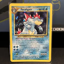 Pokemon TCG Neo Genesis Feraligatr Holo Card 4/111 (2000) - Image 1