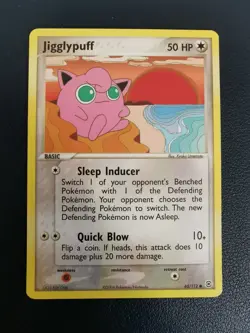 Pokemon Card Jigglypuff 65/112 EX FireRed & LeafGreen Common - Image 1