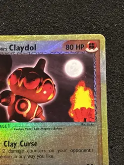 Team Magma’s Claydol 33/95 EX vs Team Aqua Reverse Holo Pokemon Card LP - Image 3