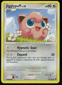 Jigglypuff 72/106 Common LP Pokemon Card HQ Scan - Image 1