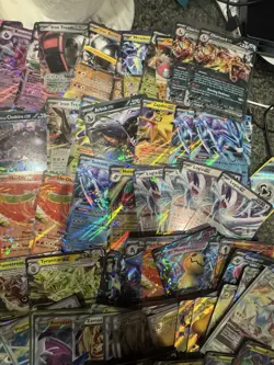LOT OF 105 POKEMON CARDS OF EX, VSTAR, V NM PACK FRESH COMES WITH CASE - Image 3