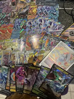 LOT OF 105 POKEMON CARDS OF EX, VSTAR, V NM PACK FRESH COMES WITH CASE - Image 5
