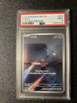 Pokemon TCG Cleffa Full Art Holo Card Obsidian Flames Illustration Rare 202/197 - Image 1