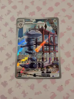 Steelix 208/182 Sv04: Paradox Rift Holo Rare Pokemon TCG Card - Image 1