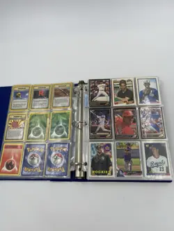 Vintage Trading Card Album Pokemon & Baseball Mixed Lot - Image 5