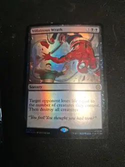 Villainous Wrath FOIL 0074 MTG Spider-Man M/NM - Image 1