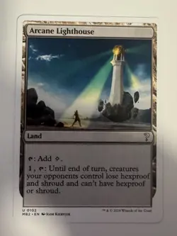 Arcane Lighthouse (White Border) Mystery Booster 2 Regular NM - Image 1