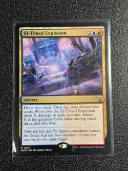 Murders at Karlov Manor Ill-Timed Explosion #207 NM - Image 1