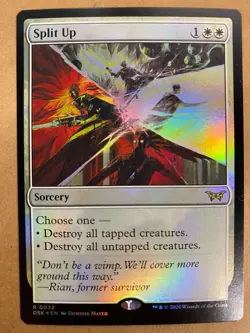 MTG 1x FOIL Split Up # 32 Duskmourn: House of Horrors Magic the Gathering x1 NM - Image 1