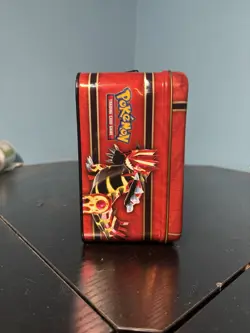 Pokemon 2014 TCG Premium Collector Chest Lunchbox Tin Kyogre Groudon - Image 2
