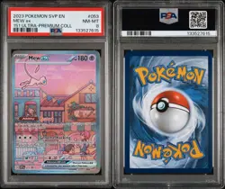 2023 POKEMON SVP PROMO 151 ULTRA-PREMIUM COLLECTION #053 MEW EX PSA 8 - Image 3