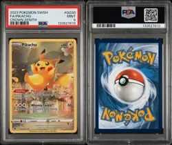 2023 POKEMON SWORD & SHIELD CROWN ZENITH #GG30 FULL ART/PIKACHU PSA 9 - Image 3