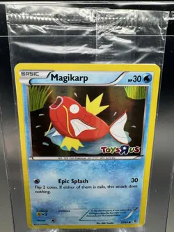 2016 Pokemon TCG Magikarp Holo Toys R Us Stamp New/Sealed Promo 22/83 - Image 2