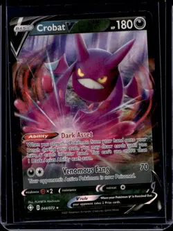 2021 Pokemon SWSH Shining Fates Crobat V #044/072 - Image 1