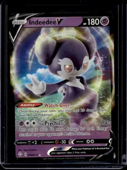 2021 Pokemon SWSH Shining Fates Indeedee V #039/072 - Image 1