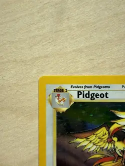 Pokemon TCG 1st Edition Pidgeot Jungle 8/64 Holo Rare LP - Image 2