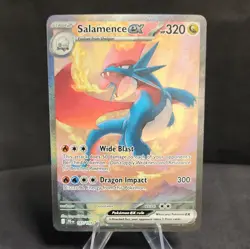 Pokemon TCG Journey Together Salamence EX #187/159 Special Illustration Rare - Image 1