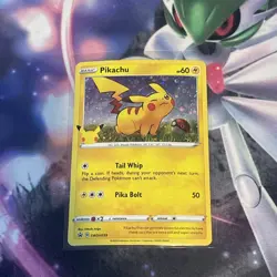 Pikachu SWSH039 General Mills Holo | Pokemon Black Star Promo | *Crease* - Image 1