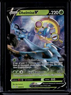2021 Pokemon SWSH Shining Fates Dhelmise V #009/072 - Image 1
