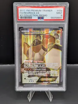 Pokemon 2017 Premium Trainer XY Collection Promo #43A Full Art/Regirock EX - Image 1