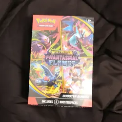 Pokemon TCG Mega Evolution Phantasmal Flames Booster Bundle Box Gengar Charizard - Image 1