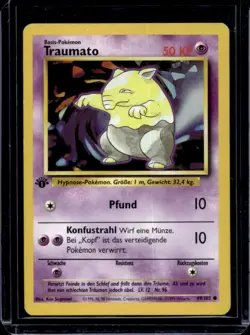 1999 Pokemon Shadowless Drowzee #49/102 - Image 1