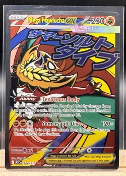 Mega Hawlucha 268/217 Mega Attack Rare Ascended Heroes Pokemon TCG NM - Image 1