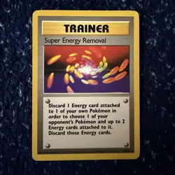 Pokemon TCG Super Energy Removal 79/102 Base Set Regular Rare Wizards 1999 - Image 1