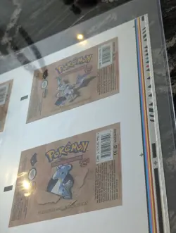 UNCUT Fossil Booster Pack wrapper Zapdos Lapras Aerodactyl Pokemon - Image 4