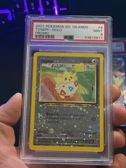 Pokemon Togepi Reverse Holo Promo #4 Southern Islands PSA 9 Mint - Image 5