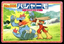 Blaziken vs Feraligatr No. 006 Advanced Generation Topsun Pokemon Japanese ~ MP - Image 1